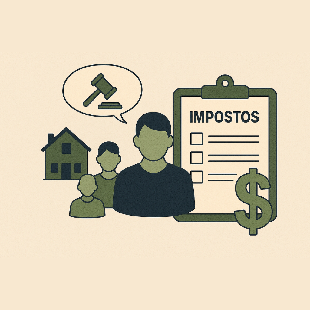 Quais impostos são pagos numa holding familiar?