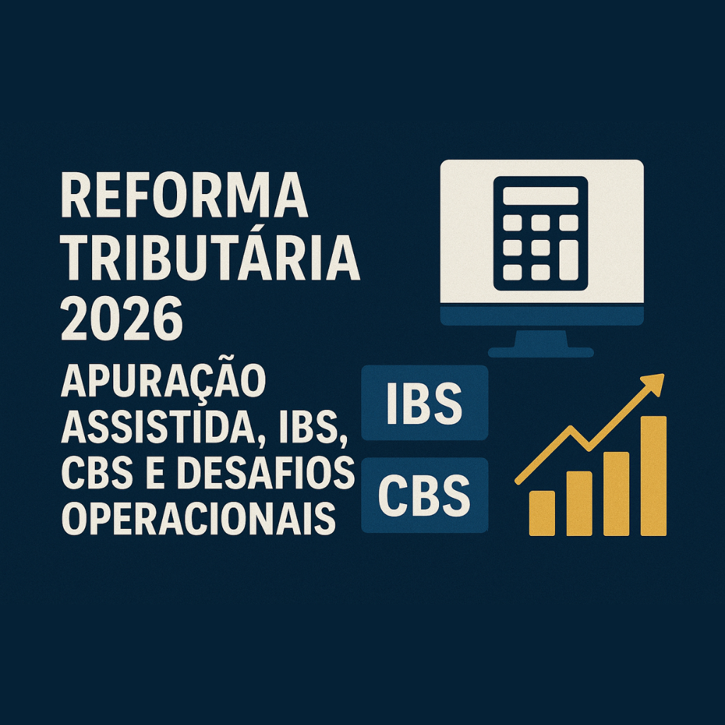 Reforma tributária 2026: apuração assistida, IBS, CBS e desafios operacionais